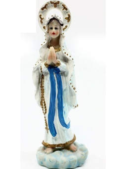 Imagen Virgen de Lourdes en Resina de 12cm