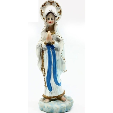 Imagen Virgen de Lourdes en Resina de 12cm
