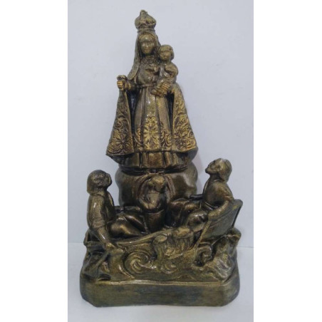 Imagen Virgen del Cobre Dorada de 20cm.