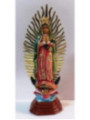Imagen Artesana en Resina Virgen Guadalupe Mexicana 28cm (Sin Corona)