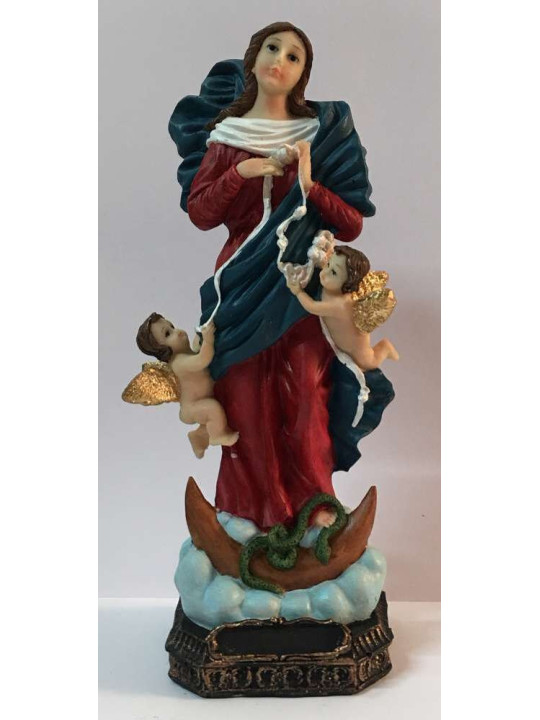 Imagen Artesana en Resina Virgen Desatanudos 20cm