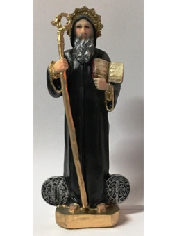 Imagen Artesana en Resina San Benito 22 centímetros