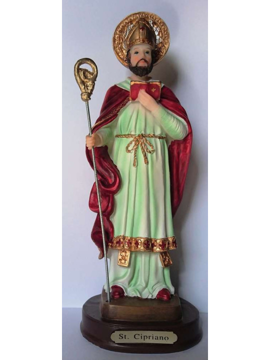 Imagen Artesana en Resina San Cipriano 24 centímetros