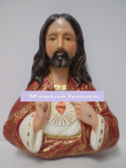Imagen Relieve Sagrado Corazón de Jesus 25cm