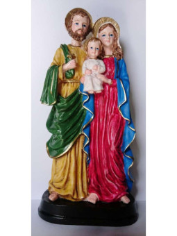 Imagen Artesana en Resina Sagrada Familia 22 centímetros