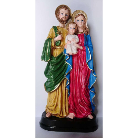 Imagen Artesana en Resina Sagrada Familia 22 centímetros