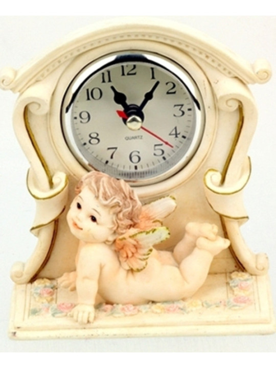 Reloj Ángel de Resina de 10 x 11 cm (dos Modelos diferentes)
