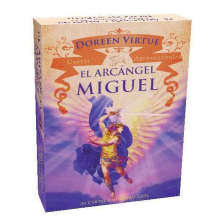 El Arcángel Miguel, cartas adivinatorias más libro guía