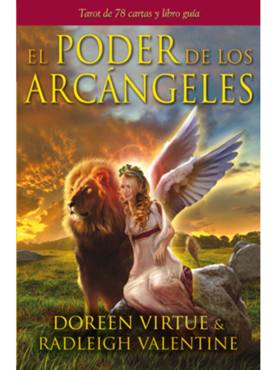 Pack El Poder de los Árcangeles, libro mas cartas de Tarot
