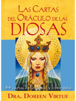 Pack El Oráculo de las Diosas, libro guia mas cartas de Tarot