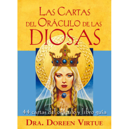 Pack El Oráculo de las Diosas, libro guia mas cartas de Tarot