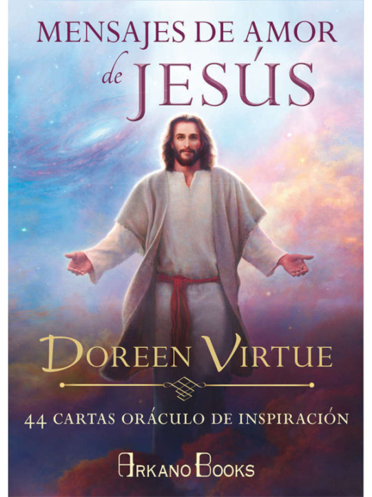 Pack Mensajes de Amor de Jesús, libro mas cartas Tarot