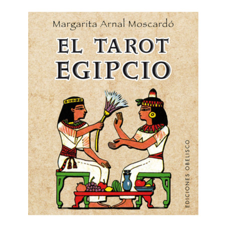 Pack El Tarot Egipcio,  libro mas cartas de Tarot
