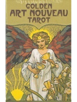 Tarot mini Golden Art Nouveau. 6 x 9 cm