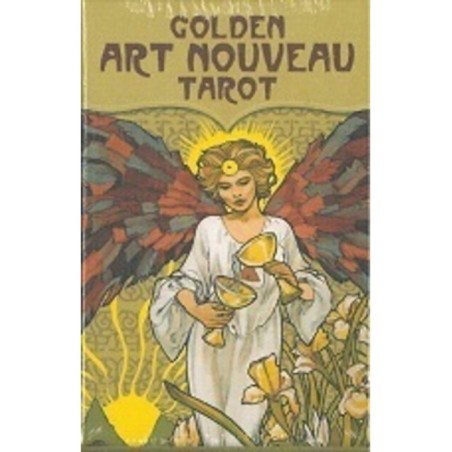 Tarot mini Golden Art Nouveau. 6 x 9 cm