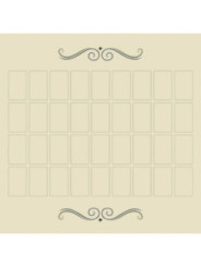 Tapete Gran Tableau Lenormand Tarot Cloth, 60 x 60