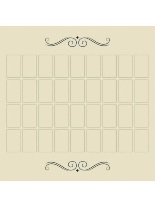 Tapete Gran Tableau Lenormand Tarot Cloth, 60 x 60