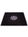 Tapete Tarot Negro Pentagrama. 80X80