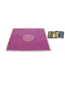 Tapete Tarot Morado, Esotérico. 80x80cm