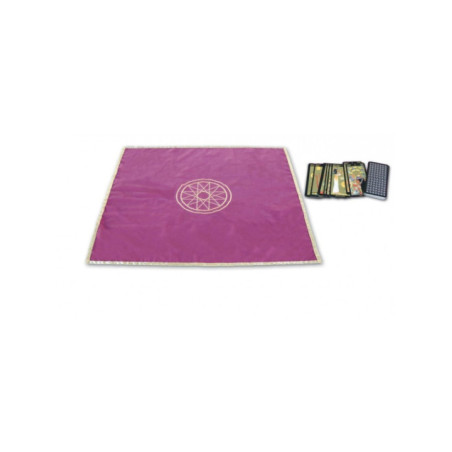 Tapete Tarot Morado, Esotérico. 80x80cm