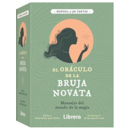 Cartas mas Libro El Oráculo de la Bruja Novata