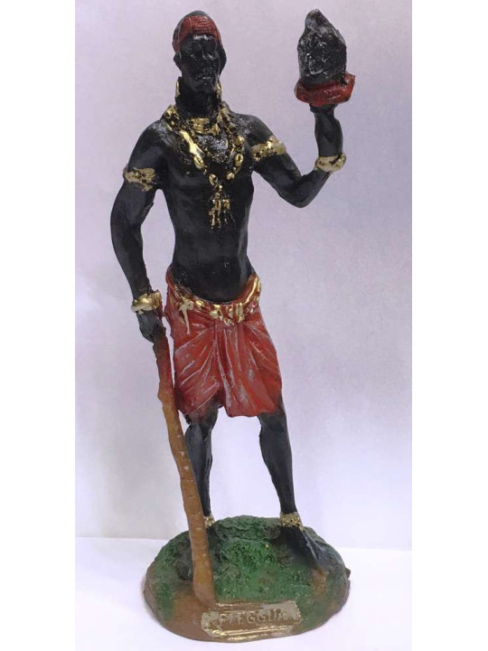 Imagen Artesana en Resina Eleggua 20 centímetros