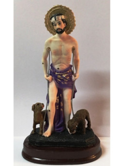 Imagen Artesana en Resina San Lazaro 23 centímetros