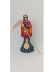 Imagen Resina Santa Muerte 7 Colores (Cabeza Blanca) 15x7