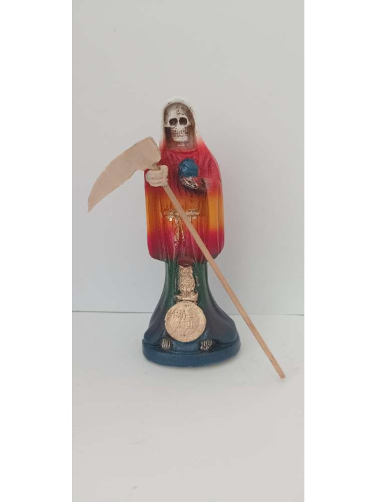 Imagen Resina Santa Muerte 7 Colores (Cabeza Blanca) 15x7