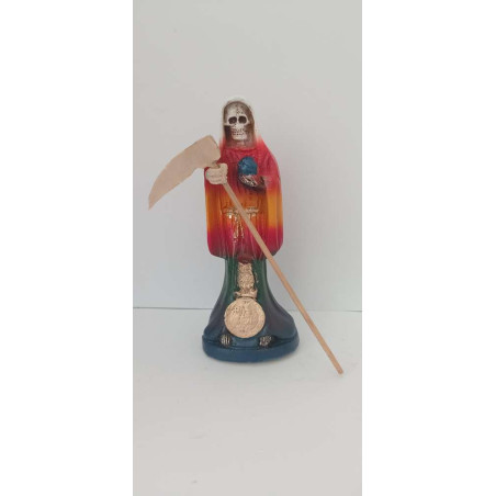 Imagen Resina Santa Muerte 7 Colores (Cabeza Blanca) 15x7