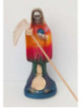 Imagen Resina Santa Muerte 7 Colores (Cabeza Dorada) 15x7