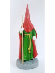 Imagen Artesana en Resina Nazareno Verde y Rojo de 20cm