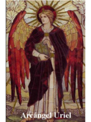 Estampa Plastificada Arcángel Uriel 5x7,5cm