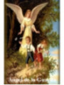 Estampa Plastificada Ángel de la Guarda, de 5x7,5cm.