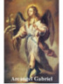 Estampa Plastificada Arcángel Gabriel, de 5x7,5cm. ?