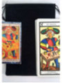 Bolsa Guarda Tarot Grande Negra. 22cm x 15cm
