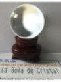 Bola Cristal 60 con Peana de Madera y Manual Instrucciones