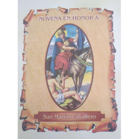 Novena de Papel en Honor a San Martín Caballero