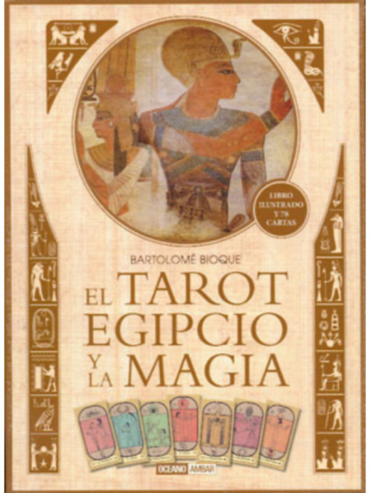 Pack Libro mas Cartas Tarot Egipcio y la Magia