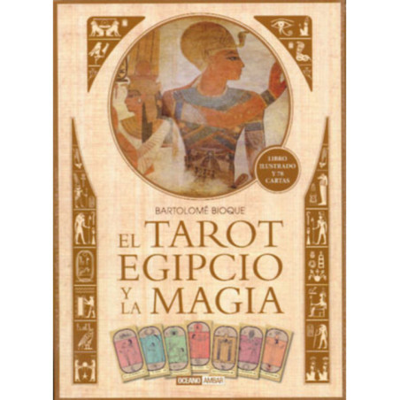 Pack Libro mas Cartas Tarot Egipcio y la Magia