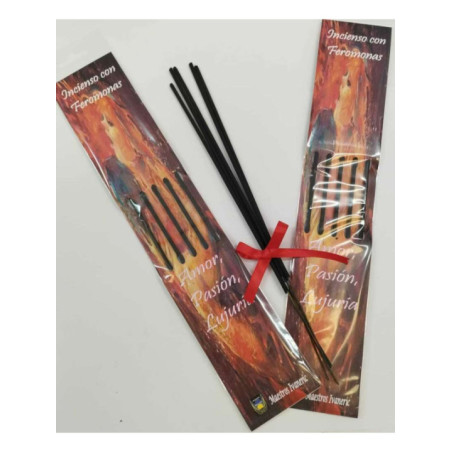 Incienso Artesano con Feromonas Aroma Nuez Macadámia.