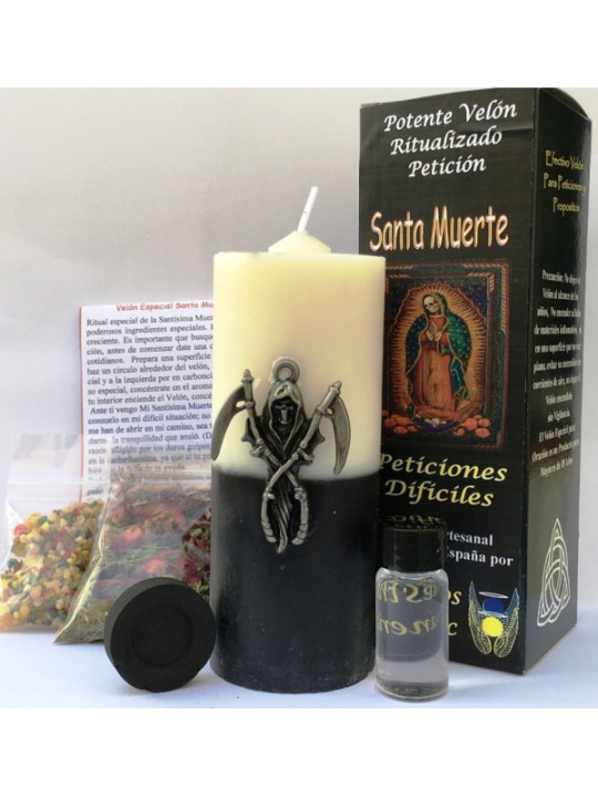 Velón Especial Potenciado Santa Muerte, Peticiones dificiles