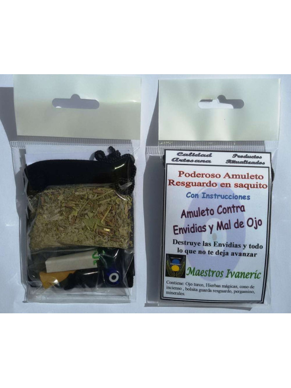 Poderoso Amuleto Resguardo Contra Envidias y Mal de Ojo