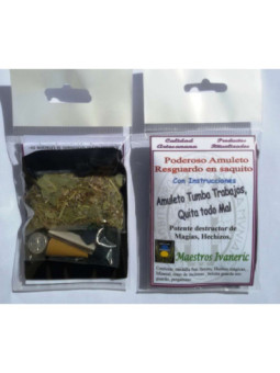 Poderoso Amuleto Resguardo Tumba Trabajos, Quita todo Mal