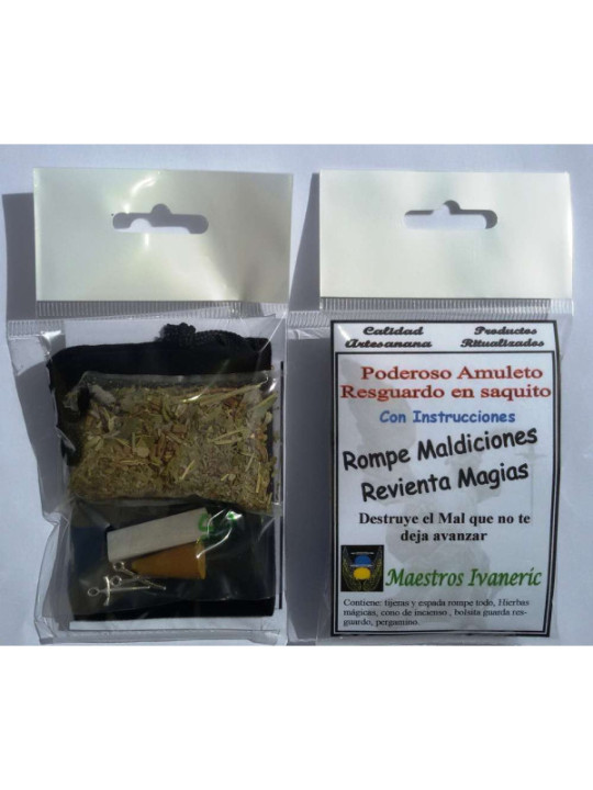 Poderoso Amuleto Resguardo Rompe Maldiciones, Revienta Magias