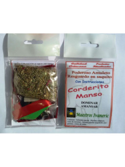 Poderoso Amuleto Resguardo Corderito Manso