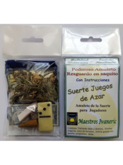 Poderoso Amuleto Resguardo Suerte juegos de Azar