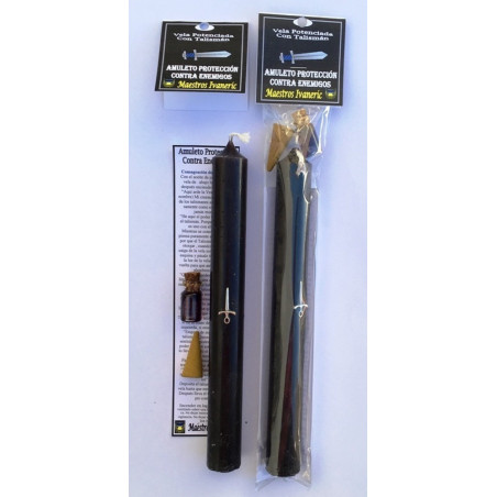 Vela Potenciada con Amuleto Espada