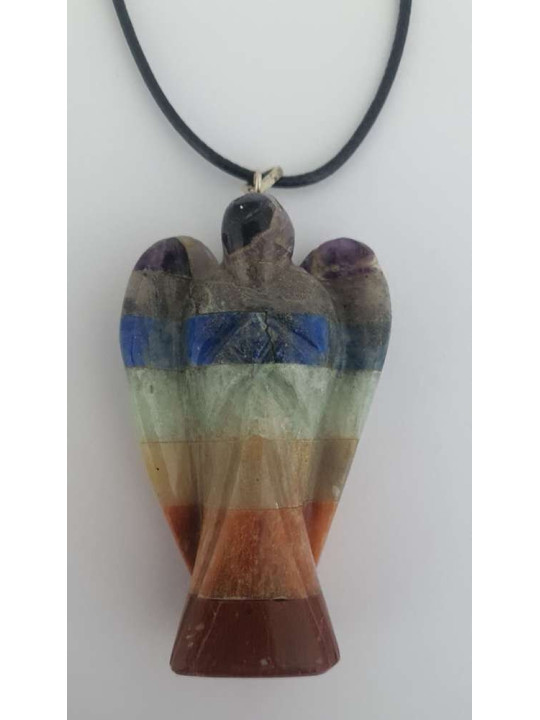Colgante Ángel Mineral de los 7 Chakras