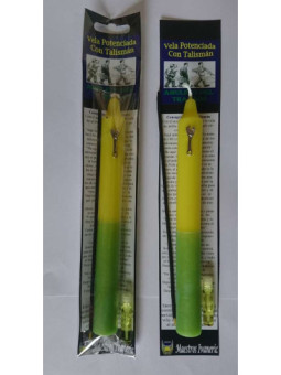 Vela Potenciada con Amuleto del Trabajo